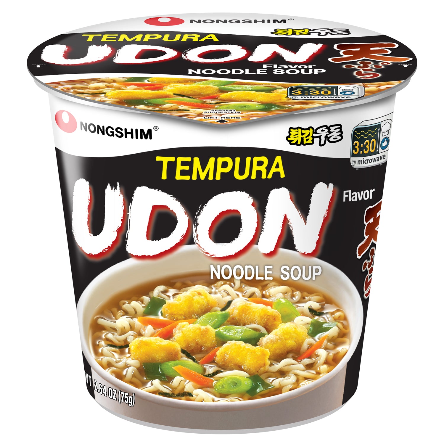 Nongshim Tempura UDON Noodle Cup, 6 Pack